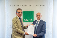 Firma accordo ANSA-LANA